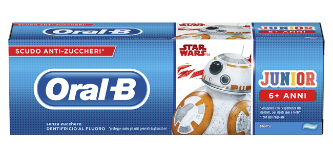 ORALB KIDS STAR WARS DENTIFRICIO 6+ 75 ML - farmanauta.it