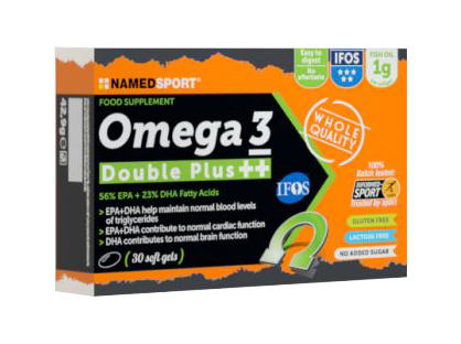 OMEGA 3 DOUBLE PLUS++ 30 SOFT GEL - farmanauta.it