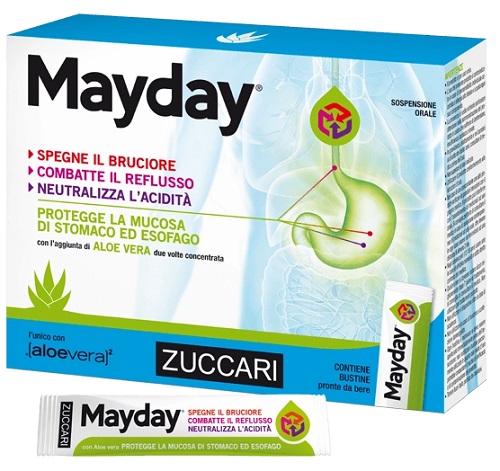 MAYDAY SOSPENSIONE PER USO ORALE ALLA MENTA 24 BUSTINE 10 ML - farmanauta.it