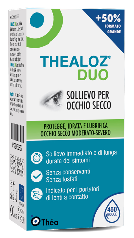 THEALOZ DUO SOLUZIONE OFTALMICA FLACONE 15 ML - farmanauta.it