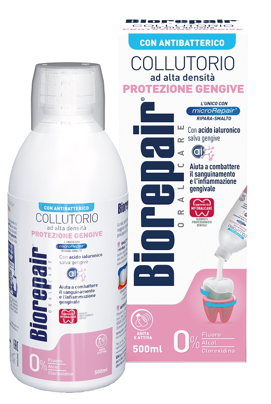BIOREPAIR COLLUTORIO PROTEZIONE GENGIVE 500 ML - farmanauta.it