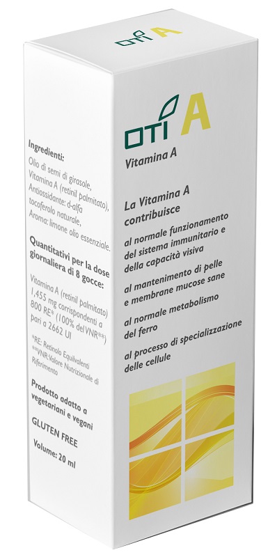 OTI A VITAMINA A GOCCE 20ML - farmanauta.it
