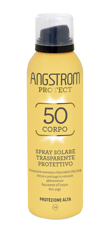 ANGSTROM PROTECT 50 CORPO SPRAY SOLARE TRASPARENTE 150 ML - farmanauta.it