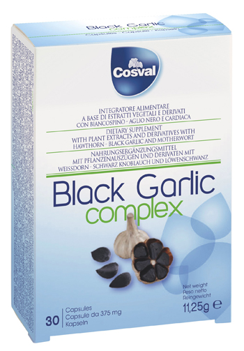 BLACK GARLIC COMPLEX 30 CAPSULE - farmanauta.it