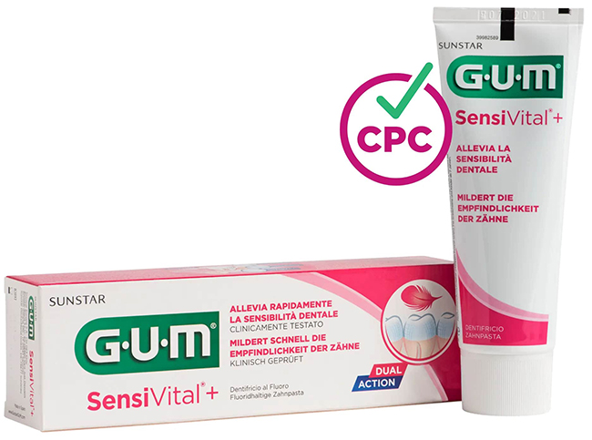 GUM SENSIVITAL + DENTIFRICIO 75 ML - farmanauta.it