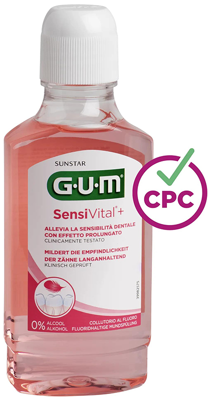 GUM SENSIVITAL + COLLUTORIO 300 ML - farmanauta.it