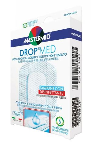 MEDICAZIONE MASTER-AID DROP MED 10 X 10 CM 5 PEZZI - farmanauta.it