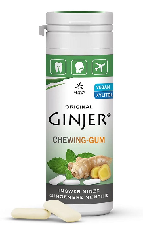 LEMON PHARMA GOMME GINJER E MENTA 36 G - farmanauta.it