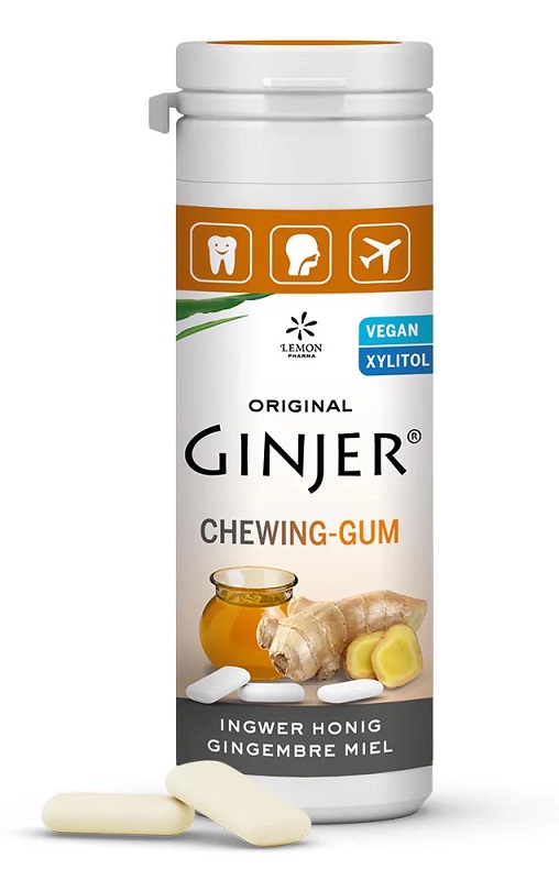 LEMON PHARMA GOMME GINJER E MIELE 36 G - farmanauta.it