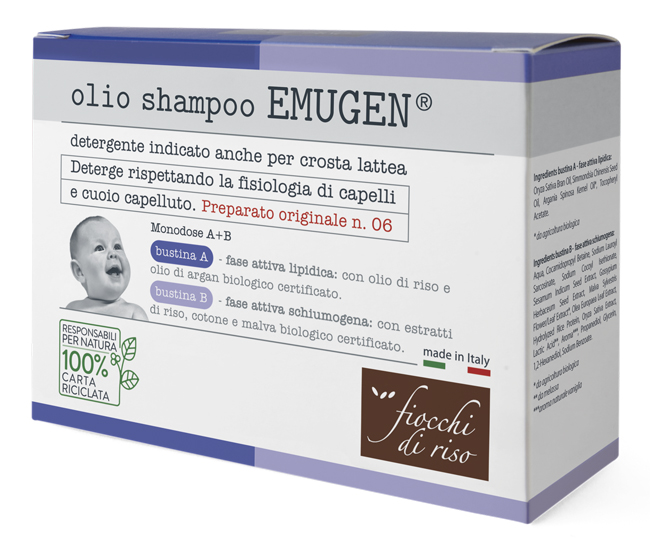 FIOCCHI DI RISO EMUGEN OLIO SHAMPOO ULTRADELICATO 45 ML - farmanauta.it