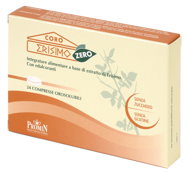 CORO ERISIMO ZERO 24 COMPRESSE OROSOLUBILI - farmanauta.it