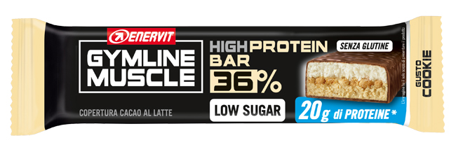GYMLINE 20 G PROTEINBAR COOKIE 55 G - farmanauta.it