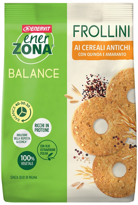 ENERZONA FROLLINI VEG CEREALI ANTICHI 250 G - farmanauta.it