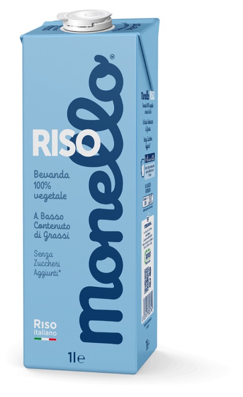 MONELLO RISO BEVANDA VEGETALE BRICK DA 1 LITRO - farmanauta.it