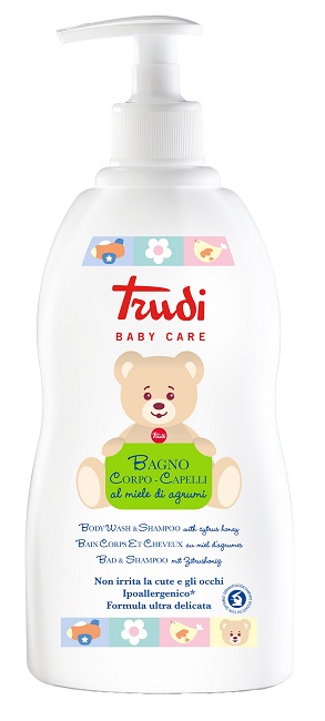 TRUDI BABY CARE BAGNO CORPO/CAPELLI 500 ML - farmanauta.it