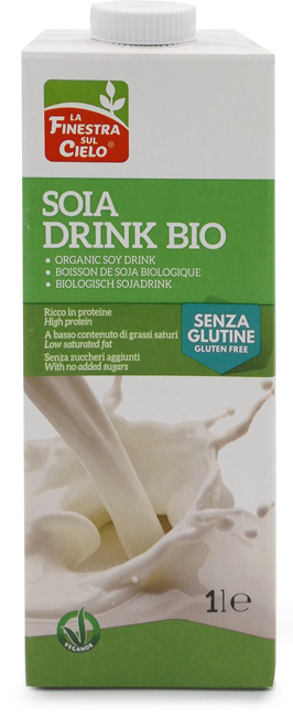 BEVANDA SOIA DRINK SENZA GLUTINE BIO 1 LITRO - farmanauta.it