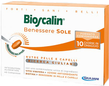 BIOSCALIN SOLE 30 + 10 COMPRESSE - farmanauta.it