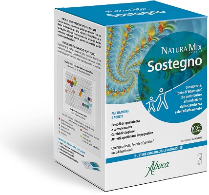 NATURA MIX ADVANCED SOSTEGNO OROSOLUBILE 20 BUSTINE - farmanauta.it