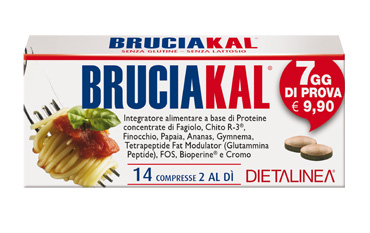 BRUCIAKAL 7 DAYS 14 COMPRESSE DIETALINEA - farmanauta.it
