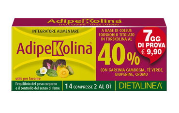 ADIPEKOLINA 7 DAYS 14 COMPRESSE DIETALINEA - farmanauta.it