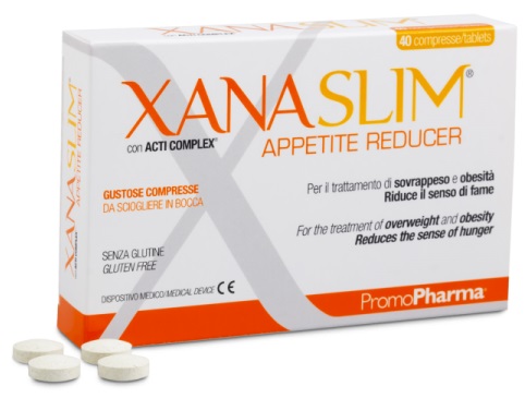 XANASLIM APPETITE REDUCER 40 COMPRESSE MASTICABILI - farmanauta.it