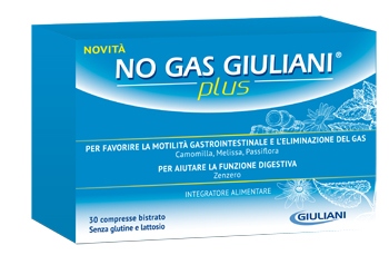 NO GAS GIULIANI PLUS 30 COMPRESSE BISTRATO - farmanauta.it