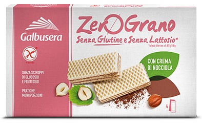 ZEROGRANO WAFER NOCCIOLA 180 G - farmanauta.it