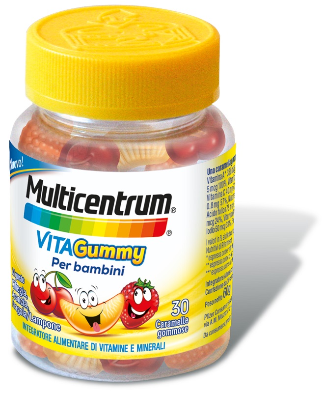 MULTICENTRUM VITAGUMMY 30 CARAMELLE GOMMOSE - farmanauta.it