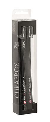 CURAPROX BLACK IS WHITE DENTIFRICI SBIANCANTI 2 SPAZZOLINI - farmanauta.it