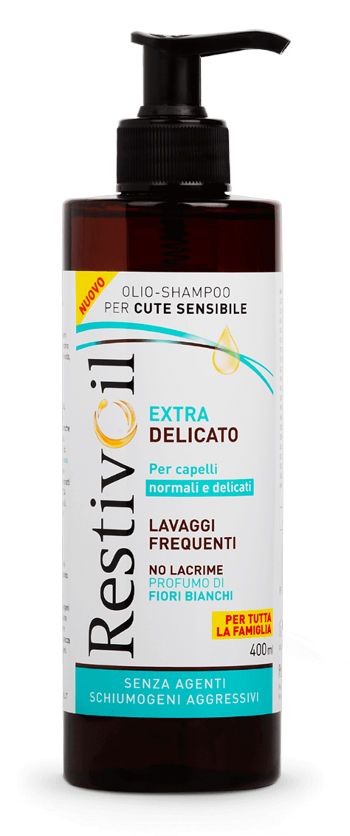 RESTIVOIL EXTRA DELICATO OLIO SHAMPOO PER CUTE SENSIBILE 400 ML - farmanauta.it