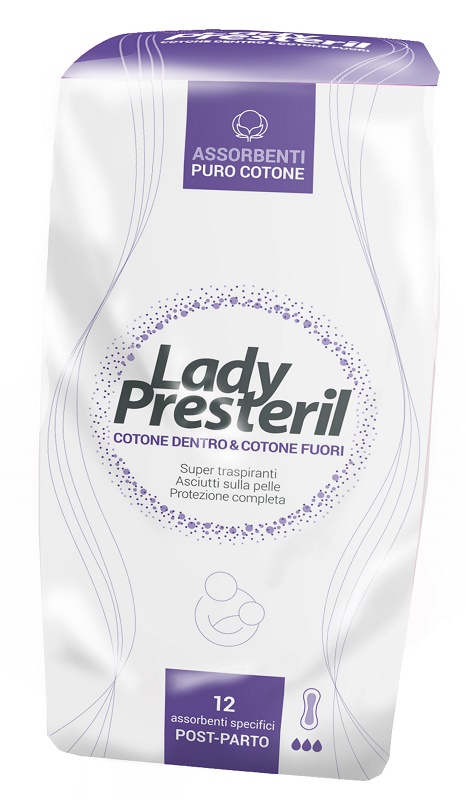 LADY PRESTERIL POSTPARTO 12 PEZZI - farmanauta.it
