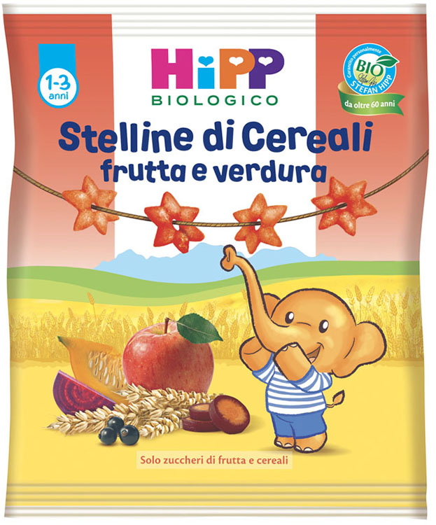 HIPP BIO STELLINE FRUTTA VERDURA 30 G - farmanauta.it