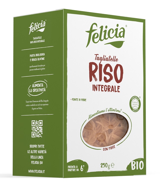 FELICIA TAGLIATELLE RISO INTEGRALE 250 G - farmanauta.it