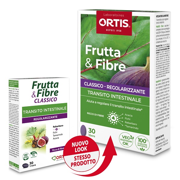 FRUTTA & FIBRE CLASSICO 30 COMPRESSE - farmanauta.it