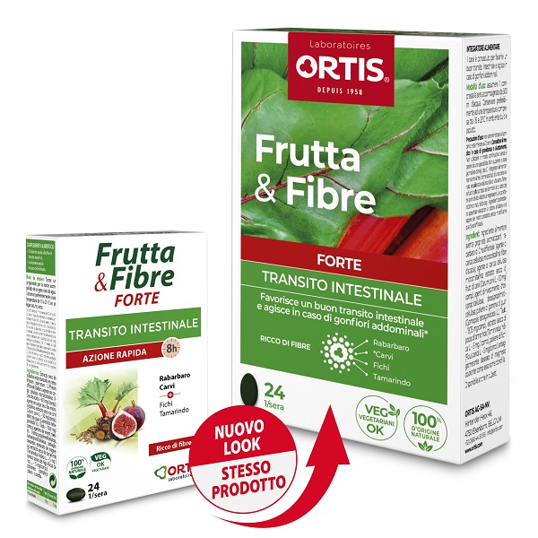 FRUTTA & FIBRE FORTE 24 COMPRESSE - farmanauta.it