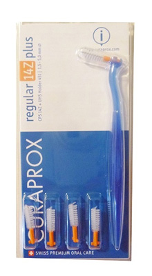 CURAPROX CPS REGULAR CPS 14Z CON 5 SCOVOLINI + SUPPORTO - farmanauta.it