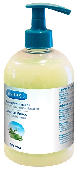 ALVITA SAPONE MANI ALOE VERA 500 ML - farmanauta.it