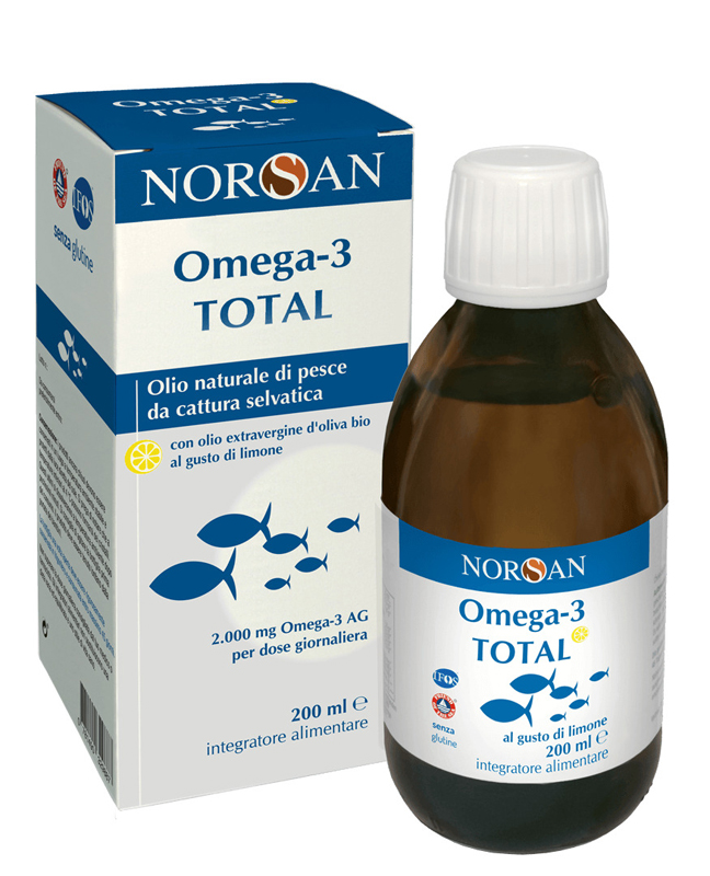 NORSAN OMEGA 3 TOTAL 200 ML GUSTO LIMONE - farmanauta.it