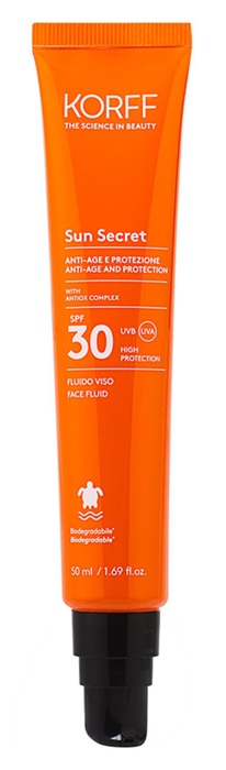KORFF SUN SECRET FLUIDO VISO SPF30 50 ML - farmanauta.it