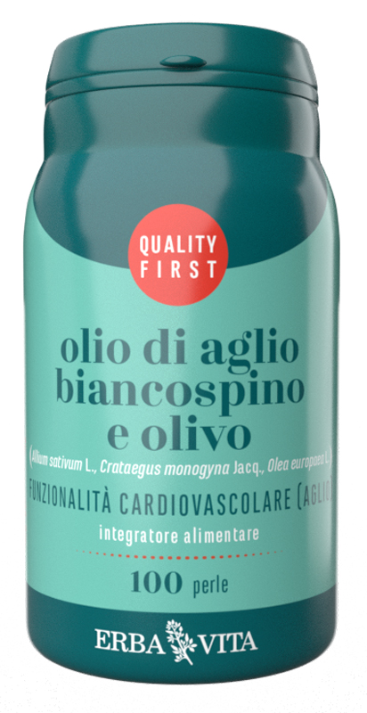 OLIO DI AGLIO, BIANCOSPINO E OLIVO 100 PERLE - farmanauta.it