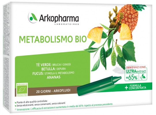 ARKOFLUIDI ULTRA SUONI METABOLISMO BIO 20 FIALE - farmanauta.it
