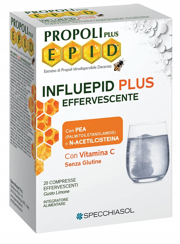 INFLUEPID PLUS EFFERVESCENTE PEA 20 COMPRESSE - farmanauta.it