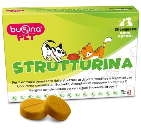BUONAPET STRUTTURINA 30 COMPRESSE - farmanauta.it