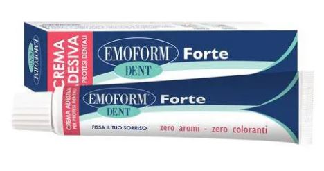 CREMA ADESIVA EMOFORM DENT FORTE PER PROTESI DENTALI 70 G - farmanauta.it