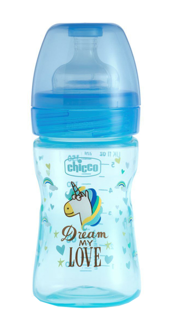CHICCO BIBERON WB FANTASTIC LOVE SILICONE 150 ML - farmanauta.it