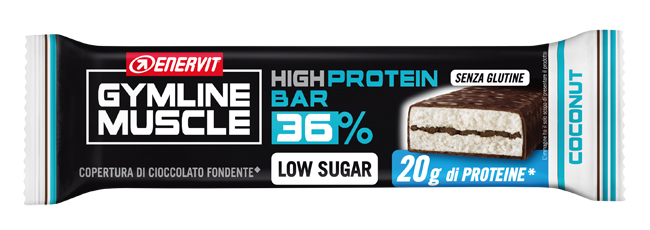GYMLINE 20G PROTEINBAR LS COCONUT 55 G - farmanauta.it