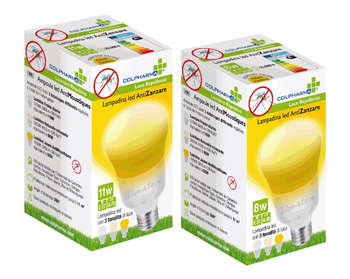 COLPHARMA LAMPADINA LED ANTIZANZARA 8 WATT - farmanauta.it