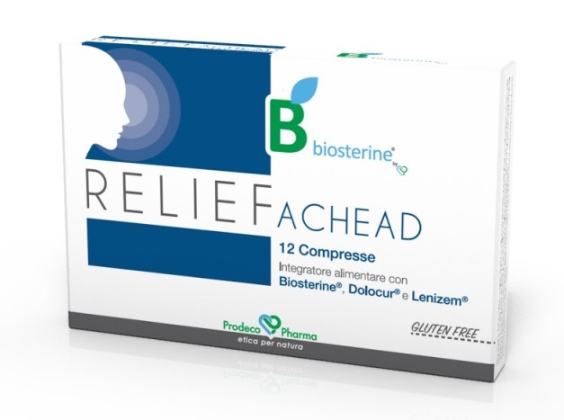 BIOSTERINE RELIEF ACHEAD 12 COMPRESSE - farmanauta.it