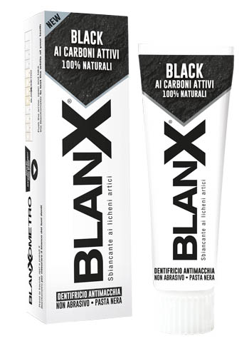 BLANX BLACK CARBONE 75 ML - farmanauta.it