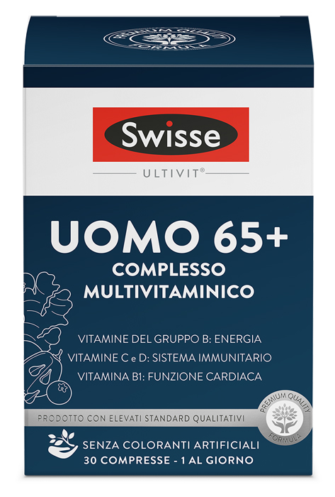 SWISSE UOMO 65+ COMPLESSO MULTIVITAMINICO 30 COMPRESSE - farmanauta.it